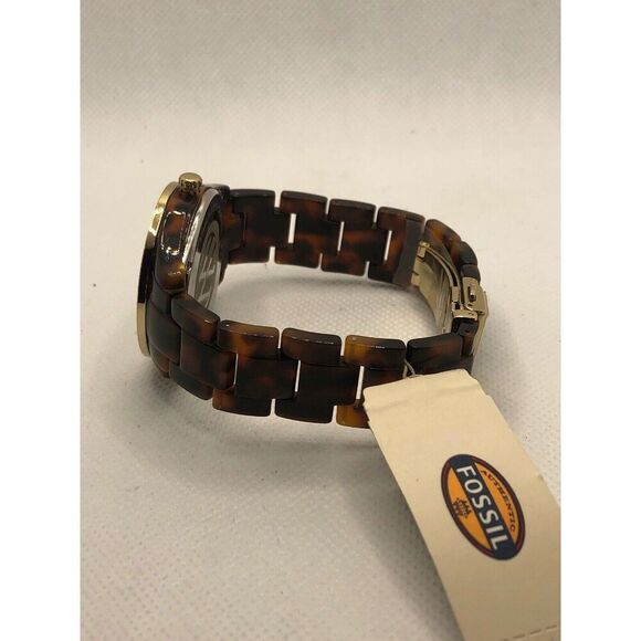 Fossil ES2795 Women's Plastic Analog Black Dial Quartz Genuine Wrist Watch LP321 - Picture 8 of 9